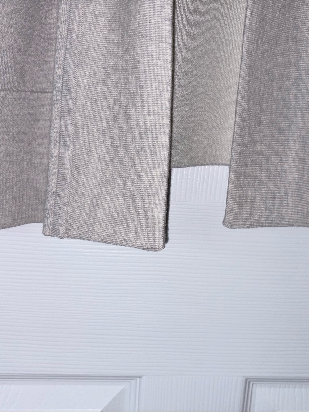Eileen Fisher Oatmeal Merino Wool Silk Long Cardigan XL - Picture 7 of 10